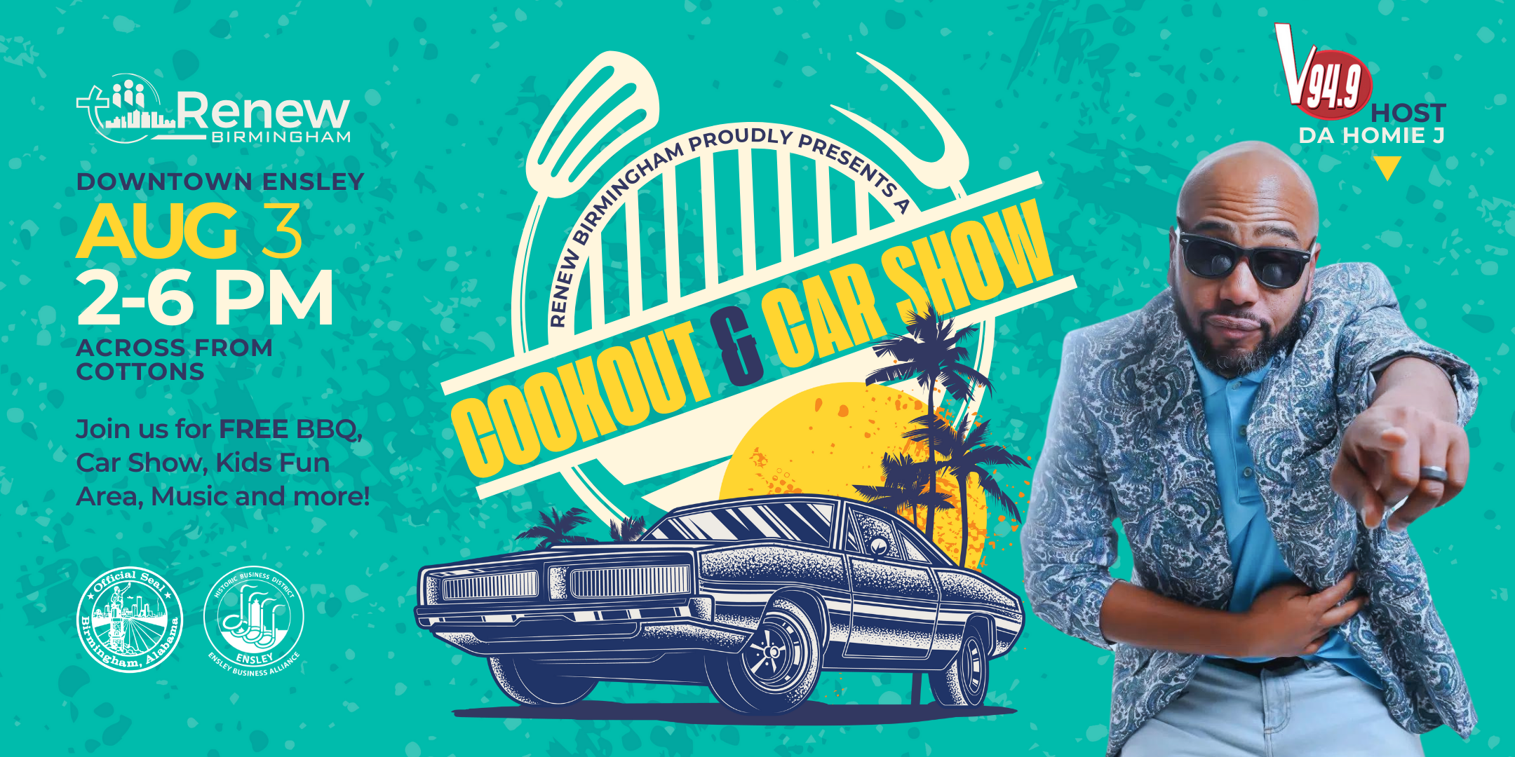 Renew Birmingham Presents Cookout and Car Show – A Community Awareness Program