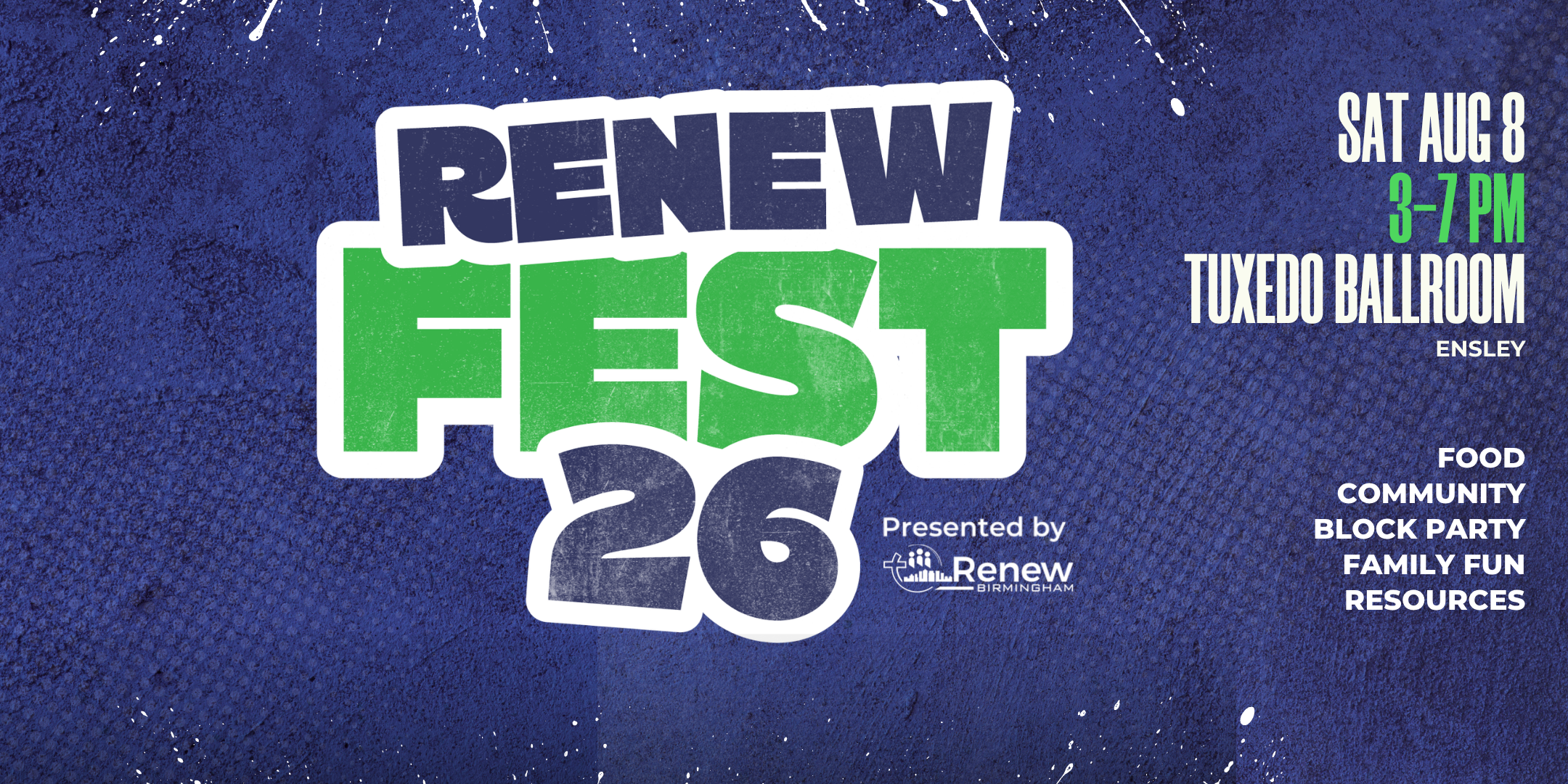 Renew Fest Rescheduled for August 8